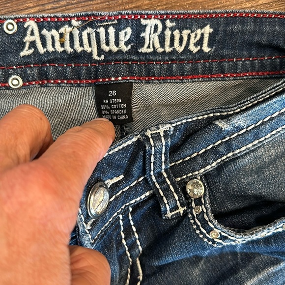 Antique rivet jeans - Picture 2 of 6